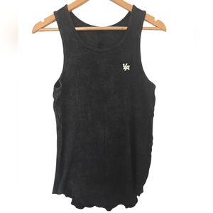Black Youngla Ribbed Tank Size Medium